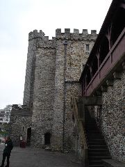 The Black Tower at cardiff Castle, supposedly where Bren was executed.